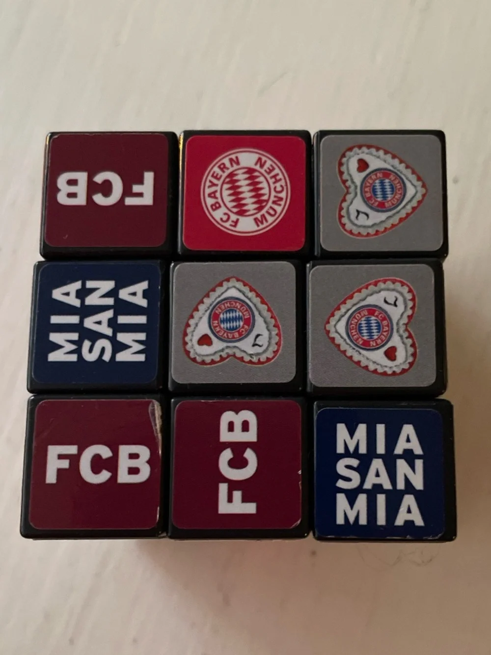 FC Bayern Munich Rubik's Cube - Memorabilia for Soccer/Football Fans